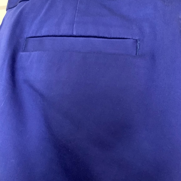 Banana Republic Purple Stretch Crop Pants (6) - Picture 4 of 6